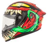 HJC RPHA 1 Toxin Marvel MC1SF MT casque intégral Mat/Rouge/Jaune/Vert/Noir XL unisex
