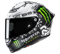 HJC Casque moto RPHA 1 V2 Carbon Snow Diablo MC10SF M