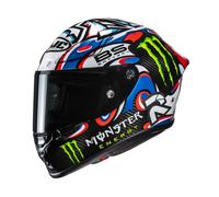 HJC RPHA1 V2 Carbone Quart. Le Mans 3 MC21 Casque Intégral Blanc/Vert/Bleu M unisex