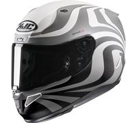 HJC RPHA 11 Eldon Casque, Blanc/argent, Taille S (55/56)