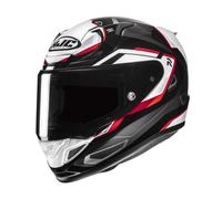 HJC RPHA 12 Brels MC1 Casque De Moto (Blanc/Noir/Rouge) Taille: M (57)