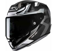 HJC RPHA 12 Carbon Xentra Casque, Noir/Blanc/Gris, Taille XL (60/61)