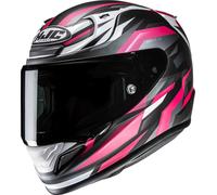 HJC RPHA 12 Dravix Casque, Blanc/Gris/Rose, Taille XXS (52/53)