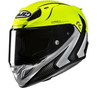 HJC RPHA 12 Kos Casque, argent/jaune, Taille S (55/56)
