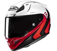 HJC RPHA 12 Kos Casque, Blanc/Rouge, Taille S (55/56)