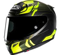 HJC RPHA 12 Lawin Casque, noir/jaune néon, Taille S (55/56)