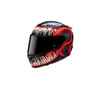 HJC RPHA 12 Venom 3 Marvel Casque De Moto (Noir Mat/Rouge) Taille: L (59)