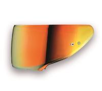 HJC HJ-42 Visière, rouge pour homme