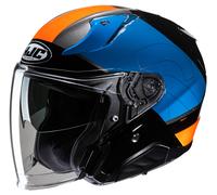 HJC RPHA 31 Chelet MC27 Casque Jet Noir/Bleu/Orange 2XL unisex