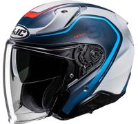 HJC RPHA 31 Kouv Casque jet, Blanc/bleu, Taille M (57/58)