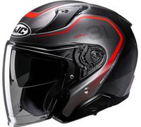 HJC RPHA 31 Kouv Casque jet, Noir/Gris/Rouge, Taille M (57/58)