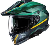 HJC RPHA 60 Arbre Casque d’enduro, Noir/Jaune/Vert, Taille S (55/56)
