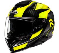 HJC RPHA 71 Carbon Hamil Casque, noir/jaune, Taille S (55/56)
