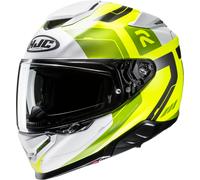 HJC RPHA 71 Cozad Casque, Blanc/Vert/Jaune, Taille XXL (62/63)