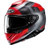 HJC RPHA 71 Cozad Casque, Noir/Gris/Rouge, Taille L (58/59)