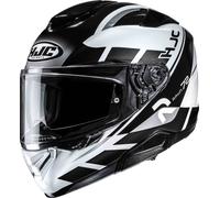HJC RPHA 72 Value Casque, noir-blanc-argent, taille XL pour homme