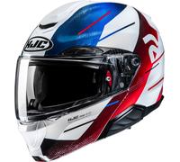HJC RPHA 91 Blat Casque, Blanc/Bleu/Rouge, Taille M (57/58)