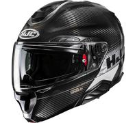 HJC RPHA 91 Carbon Elig Casque, noir-blanc-argent, taille XL pour homme