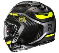 HJC RPHA 91 Carbon Lagos Casque, noir-jaune, taille S pour homme