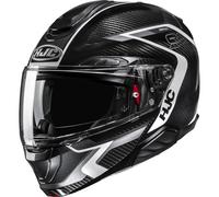 HJC RPHA 91 Carbon Lagos Casque, noir-blanc, taille S pour homme