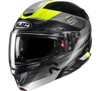 HJC Casque moto modulable RPHA 91 MADAL MC3H Noir-Gris-Jaune XXL