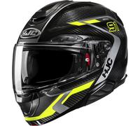 HJC RPHA91 CARBON LAGOS - S - RPHA91 LAGOS CARBON MC3H - NOIR/JAUNE