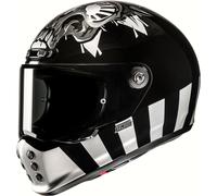HJC V10 Crania Casque, Noir/Argent, Taille XS (54/55)