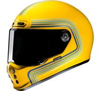 HJC V10 Foni Casque, jaune/bleu, Taille S (55/56)