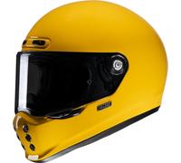 HJC V10 Solid Casque, jaune, taille M pour homme