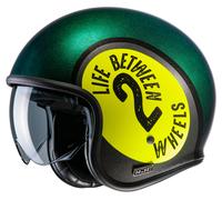 HJC V30 Harvey MC34H Casque jet, Mant. unisex