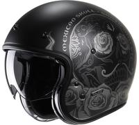 HJC V31 Desto Retro Casque Jet, noir/gris, Taille M (57/58)