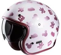 HJC V31 DISNEY MICKEY casque ouvert rose MC8SF S