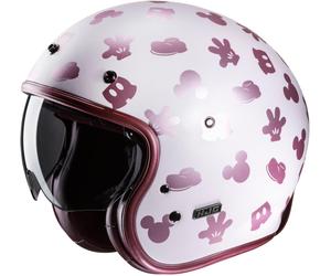 HJC V31 DISNEY MICKEY casque ouvert rose MC8SF S