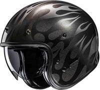 HJC V31 Firo Casque jet, noir/gris, Taille M (57/58)