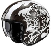 HJC Casque moto jet V31 Flame MC5 Taille S