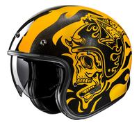 HJC V31 FLAME - M - V31 FLAME MC3 - NOIR/JAUNE