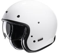 HJC V31 Solid Retro Casque Jet, Blanc, Taille XXL (62/63)