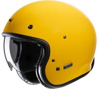HJC V31 Solid Retro Casque Jet, jaune, taille XS 54 55 pour homme