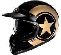 HJC V60 Nyx Casque, Noir/Or, Taille S (55/56)
