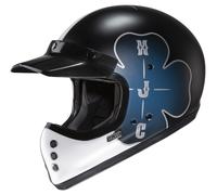 HJC V60 Ofera MC2SF Casque Intégral Mat/Noir/Bleu XS unisex