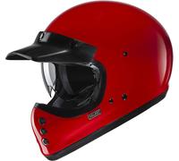 HJC V60 Solid Deep Casque, rouge, taille S pour homme