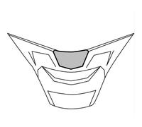HJC VENTILATION MENTONNIERE POUR i50 ERASED - GRIS/JAUNE
