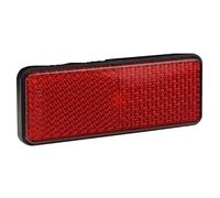 HJDGHU Catadioptre Moto Réflecteur rectangulaire rouge for moto, 1 pièce, accessoires extérieurs