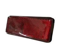 HJDGHU Catadioptre Moto Réflecteur rectangulaire rouge for moto, 2 pièces