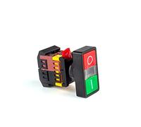 HJDIPCKYVG 22 mm/25 mm/30 mm APBB-22/AS22/PPBB-30 ON/OFF Start Stop Push Button Switch 10A/660V Self-Reset/Momentary Light Switch (Color : AS-22, Size : 24V)
