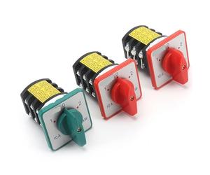 HJDIPCKYVG HZ5D-10/1.7 M05 M06 1.7KW 10A 12 vis à induction électronique à trois sections Transfert réversible à came à deux tensions (10 A 1,7 kW M05 rouge)