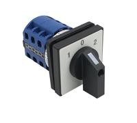 HJDIPCKYVG LW26-25 CAM Switch ON-OFF 2/3/4/5/6/7/8 Positions 25A DIY Rotary Changeover 4/8/32/48 Terminals Screws Silver LW26 LW28(0-1,1P 4 terminaux)