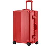 HJDQMDHA Silencieux Valise à Cadre en Aluminium renforcé, Valise de Voyage Portable, Serrure à Combinaison sécurisée, Valise à roulettes Universelle à 360 ° Lisse