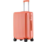 HJDQMDHA Silencieux Valise à Coque Rigide avec Doubles roulettes, Bagage Roulant léger avec Serrure, poignée télescopique en Aluminium Lisse