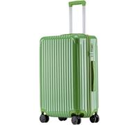 HJDQMDHA Silencieux Valise à Coque Rigide avec Doubles roulettes, Bagage Roulant léger avec Serrure, poignée télescopique en Aluminium Lisse